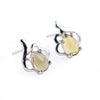 Genuine Natural Tourmaline Quartz Crystal Earrings For Women Lady Charms 925 Sterling Silver Jewelry Earring