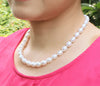 Genuine pearl necklace pendant jewelry,real wedding pearl necklaces for women mother birthd anniversary best gift