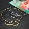 Geometric Alloy Chokers Necklaces For Women Punk Fashion Jewelry Design Statement Bib Collar Necklace