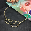 Geometric Alloy Chokers Necklaces For Women Punk Fashion Jewelry Design Statement Bib Collar Necklace