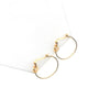 Geometric Circle Designer Individuality Hoop Earrings 925 Sterling Silver Jewelry Woman Gift Fashion