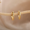 Geometric Heart Earrings For Women Girls Stainless Steel Lover Couple Hoop Earrings 2023 Trend Jewerly Accessories Mujer Brincos