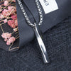 Geometric Long Twist-Shaped Pendant Men's and Women's Necklaces Metal Accessories Party Jewelry Three Colors