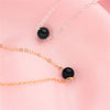 Geometric Simple Small Beans Necklaces Chokers Clavicle For Women Chain Mini Pendant Necklaces Party Handmade Jewelry Display