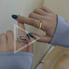 Geometry Dating Ring Aesthetic Rings For Women  Designer Accessories Gift For Girlfriend Punk Jewelry GaaBou Jewellery