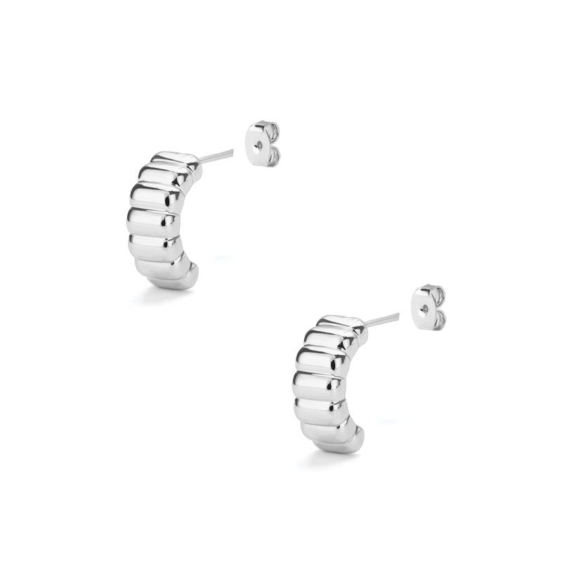 Geometry Earrings for Women Vintage Ladies Couple Earring 2023 Trend Koeran Stainless Steel Wedding Band Jewelry Gift
