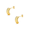 Geometry Earrings for Women Vintage Ladies Couple Earring 2023 Trend Koeran Stainless Steel Wedding Band Jewelry Gift