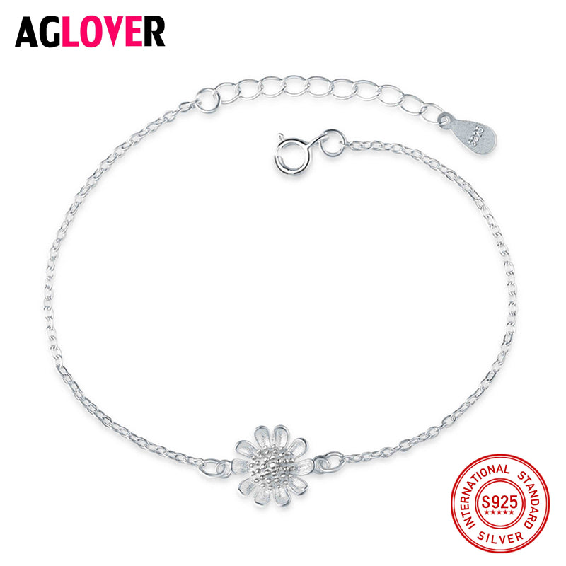 Geometry Genuine Mystical Purple CZ Crystal Bracelet Solid 925 Sterling Silver Vintage Gift For Women Jewelry