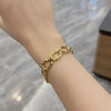 Geometry Letter B Chain Gold Women's bracelet Homme Jewelry Trend 2022  Punk Accessories  Gift Female Christmas GaaBou