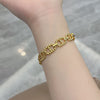 Geometry Letter B Chain Gold Women's bracelet Homme Jewelry Trend 2022  Punk Accessories  Gift Female Christmas GaaBou