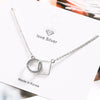 Geometry Necklace For Women Round Ring Pendant 925 Stamp Korean  Quality Jewelry Aesthetic Accessories GaaBou
