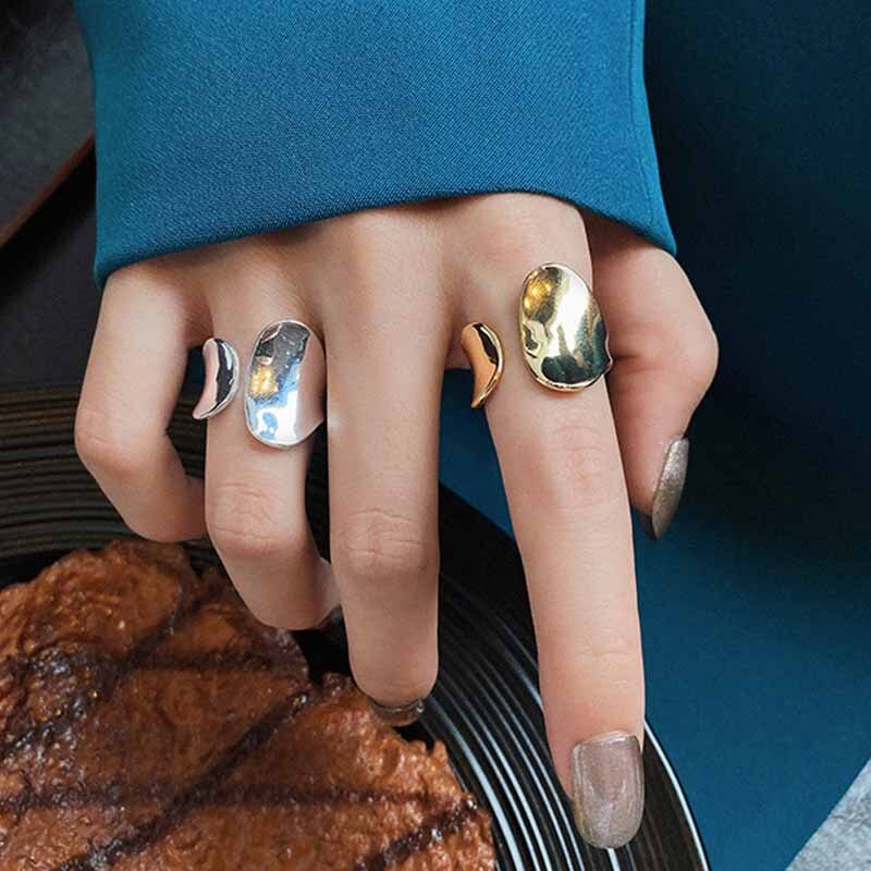 Geometry Slytherin Woman Rings Engagement Adjustable Boho Ring  Quality Jewelry Gift  GaaBou Jewellery