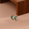 Geometry Zircon Hoops Women Small Black Earrings 2022 Trend Vintage  Jewelry Accessories  Christmas