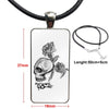 Gerard Way My Chemical Romance Mcr Rock For Girls Gifts Glass Pendant Necklace Handmade Half Pendant Rectangle Necklace