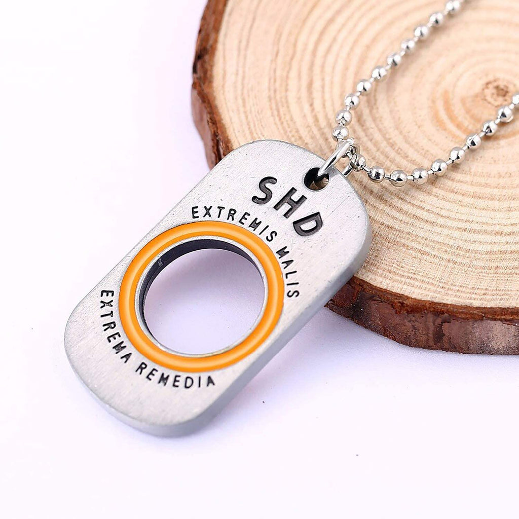 Ghost Recon Wildlands Game Peripherals Ghost Necklaces Dog Tag Pendant Necklaces For Father's Day Gifts