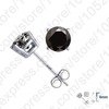 Hot High Quality Jewelry Real Pure 925 Sterling Silver Women Accessories Cubic Zirconia CZ 4 Claws Stud Earrings 8 Colors