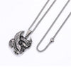 Gifts Punk Style Male Rider Eagle Necklace Pendant Ride To Live Necklace Retro Pendant with Whip Chain Men Woman Jewelry