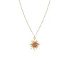 Gilry Casual Gold MultiColor Colorful Stone Shiny Star Pendant Necklace Bijoux Collier Elegant Women Jewelry Gifts