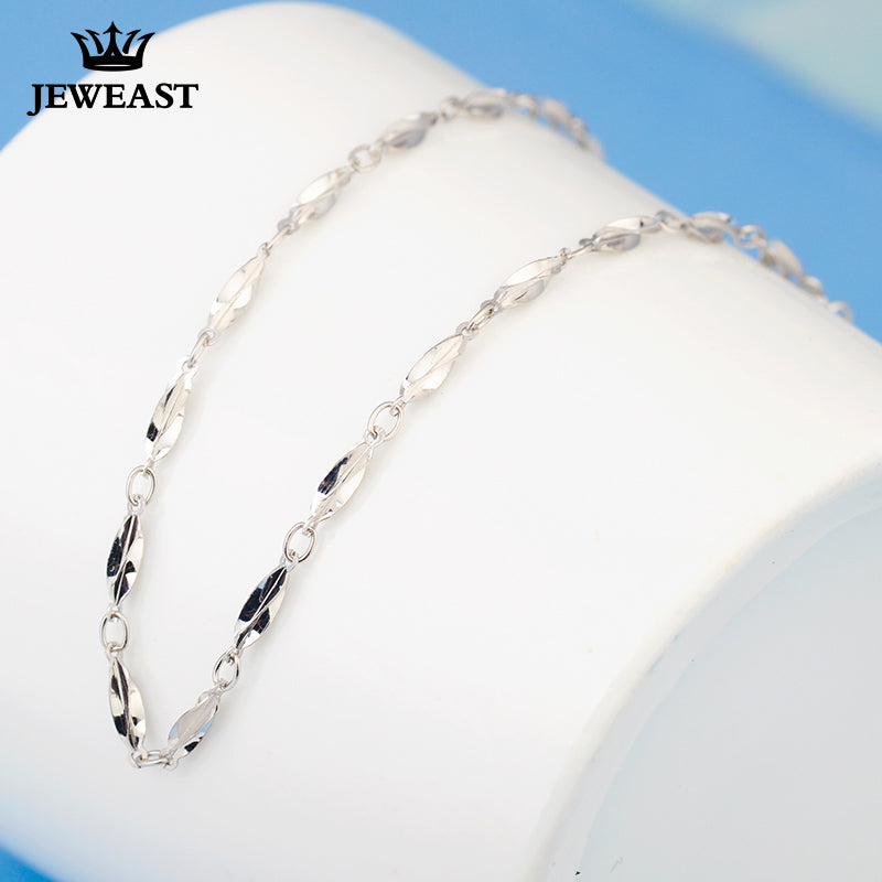 Girl 18K Pure Gold Bracelet Solid Au750 Carambola Bangle White Rose Yellow Party Trendy Women Gift Good Nice Hot Sale Discount