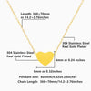 Girlfriend Gifts Minimal Heart Necklaces For Boho Jewelry Stainless Steel Chain Choker Necklaces Pendants Collier Femme 2021 New