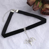 Girls Jewelry Gothic Bat Chokers Velvet Vampire Necklace Cameo Witch Collar Bijoux Femme