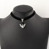 Girls Jewelry Gothic Bat Chokers Velvet Vampire Necklace Cameo Witch Collar Bijoux Femme