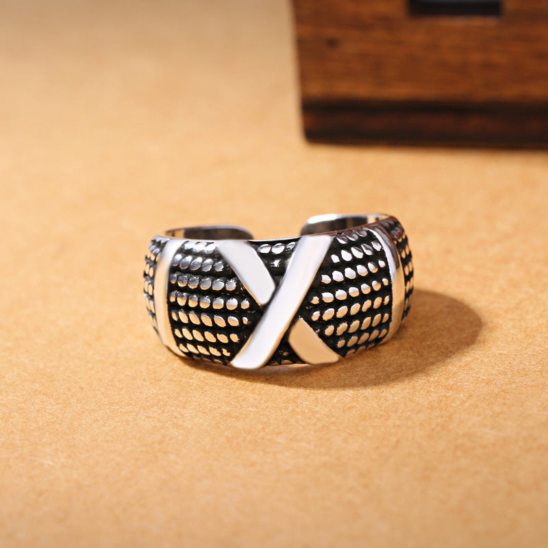 Girls Silver Ring Charm Vintage Mens Diy Fashion Ring For Women Jewelry