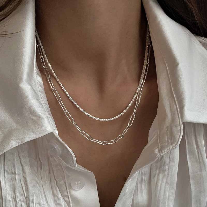 Glittering Women's Neck Chain  Choker Female Necklace Jewelry Sexy Accessories   Items GaaBou