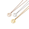 Globe World Map Necklace Stainless Steel World Necklace Women Girls Gold Color Chain Choker Necklaces Map Jewelry Birthday Gift