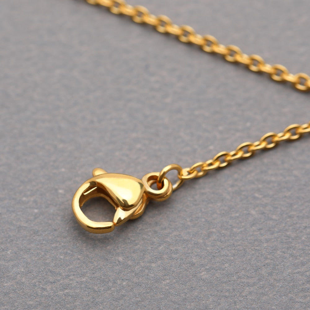 Globe World Map Necklace Stainless Steel World Necklace Women Girls Gold Color Chain Choker Necklaces Map Jewelry Birthday Gift
