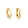 Glossy Hoop Earrings For Women Stainless Steel Cute Earrings 2023 Trend Aesthetic Jewerly Wedding Band Couple Gift bijoux femme