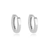 Glossy Hoop Earrings For Women Stainless Steel Cute Earrings 2023 Trend Aesthetic Jewerly Wedding Band Couple Gift bijoux femme