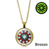 Glow In The Dark Necklace Jewelry Proof That Tony Stark Has A Heart Glass Dome Pendant Chain Necklace Men Women birthday gift