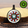 Glow In The Dark Necklace Jewelry Proof That Tony Stark Has A Heart Glass Dome Pendant Chain Necklace Men Women birthday gift