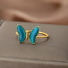 Glowing In Dark Rings For Women Stainless Steel Classic Luminous Butterfly Ring 2023 Trend Aesthetic Couple Jewelry Gift anillos