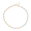 Go2Boho 2022 Beaded Choker Necklace For Women Summer Jewelry Boho Necklaces Rainbow Simple Miyuki Glass Beads String Collar