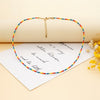 Go2Boho 2022 Beaded Necklace Choker For Women Jewelry Boho Summer Miyuki Rainbow Necklaces Glass Beads Collares Femme