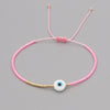 Go2Boho Greek Eye Braclet Turkish Evil Eye Bracelet For Women Cute Jewelry Miyuki Beaded Bracelets Adjustable Tiny Simple Bangle