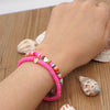 Go2Boho Heart Charm Bracelets Polymer Clay Bracelet For Female Summer Heishi Disc 4mm Beaded Braclets Women 2021  Jewelry