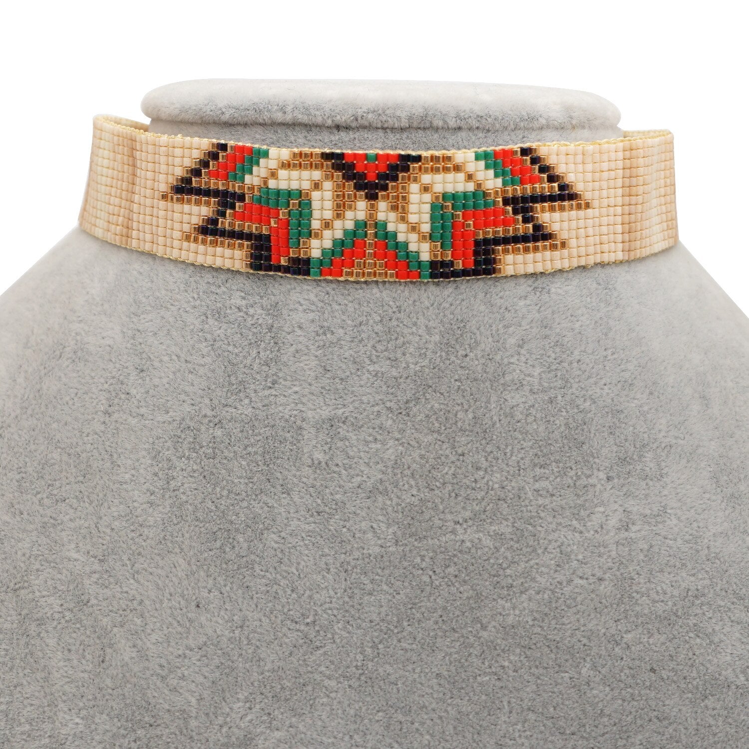 Go2boho Bohemian Ethnic Necklace For Women 2021 Miyuki Bead Jewellery Handmade Loom Woven Collier Femme Jewelry Choker Necklaces