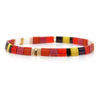 Go2boho Boho Miyuki Bracelet For Women Tila Beads Rainbow Bracelets for Girl Gift Summer Pulseras Elastic Jewelry