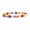Go2boho Boho Miyuki Bracelet For Women Tila Beads Rainbow Bracelets for Girl Gift Summer Pulseras Elastic Jewelry