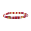 Go2boho Boho Miyuki Bracelet For Women Tila Beads Rainbow Bracelets for Girl Gift Summer Pulseras Elastic Jewelry