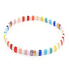 Go2boho Boho Miyuki Bracelet For Women Tila Beads Rainbow Bracelets for Girl Gift Summer Pulseras Elastic Jewelry
