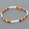 Go2boho Boho Miyuki Bracelet For Women Tila Beads Rainbow Bracelets for Girl Gift Summer Pulseras Elastic Jewelry
