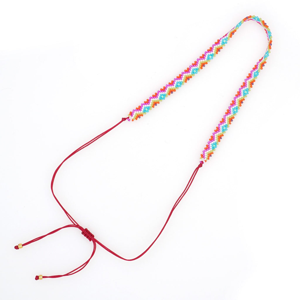 Go2boho Colorful Bead Necklace For Women And Girls Jewelry Trendy Bohemian Collier Miyuki Beads Loom Jewellery Choker Necklaces