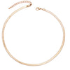 Gold Blade Chain Choker Necklace Women Sexy Flat Snake Chain Gifts Flat Snake Chain Clavicle Jewelry Female Necklace Romantic