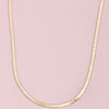 Gold Blade Chain Choker Necklace Women Sexy Flat Snake Chain Gifts Flat Snake Chain Clavicle Jewelry Female Necklace Romantic