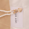 Gold Color Heart locket Pendant Necklace For Women Imitation Pearls Choker Necklaces Female Jewelry