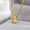 Gold  Color Pineapple Necklace For Women Girls Lover's  Long Chain Pendant Necklaces Engagement Boho Jewelry Birthday Gift